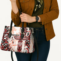 Canada Indigenous Haida Art Leather Bag True North