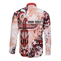 Canada Indigenous Haida Art Personalized Long Sleeve Button Shirt True North