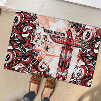 Canada Indigenous Haida Art Rubber Doormat True North