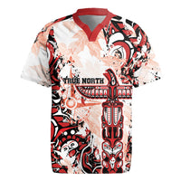 Canada Indigenous Haida Art Personalized Rugby Jersey True North