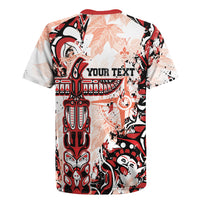 Canada Indigenous Haida Art Personalized Rugby Jersey True North