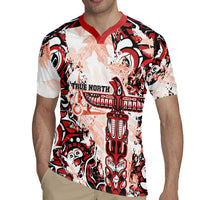 Canada Indigenous Haida Art Personalized Rugby Jersey True North
