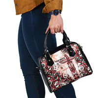 Canada Indigenous Haida Art Shoulder Handbag True North