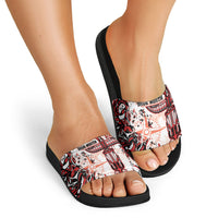 Canada Indigenous Haida Art Slide Sandals True North