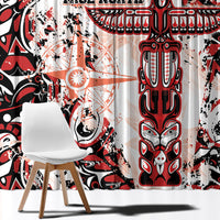 Canada Indigenous Haida Art Window Curtain True North