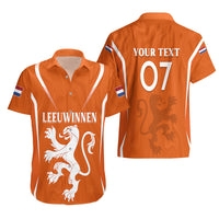 Personalised Netherlands Football Hawaiian Shirt Lionesses World Cup 2023 - Wonder Print Shop