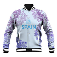 Personalised Spain Football Baseball Jacket Coral Reef Jersey Replica Inspired LT7 - Wonder Print Shop