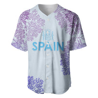 Personalised Spain Football Baseball Jersey Coral Reef Jersey Replica Inspired LT7 - Wonder Print Shop