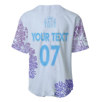 Personalised Spain Football Baseball Jersey Coral Reef Jersey Replica Inspired LT7 - Wonder Print Shop