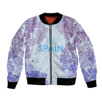 Personalised Spain Football Bomber Jacket Coral Reef Jersey Replica Inspired LT7 - Wonder Print Shop