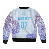 Personalised Spain Football Bomber Jacket Coral Reef Jersey Replica Inspired LT7 - Wonder Print Shop