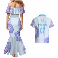 Personalised Spain Football Couples Matching Mermaid Dress and Hawaiian Shirt Coral Reef Jersey Replica Inspired LT7 - Wonder Print Shop