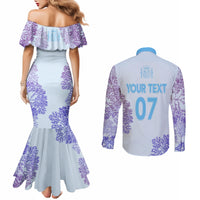 personalised-spain-football-couples-matching-mermaid-dress-and-long-sleeve-button-shirts-coral-reef-jersey-replica-inspired