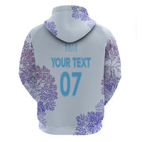 Personalised Spain Football Hoodie Coral Reef Jersey Replica Inspired - Wonder Print Shop