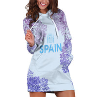 Personalised Spain Football Hoodie Dress Coral Reef Jersey Replica Inspired - Wonder Print Shop