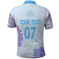 Personalised Spain Football Polo Shirt Coral Reef Jersey Replica Inspired - Wonder Print Shop