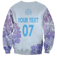 Personalised Spain Football Sweatshirt Coral Reef Jersey Replica Inspired - Wonder Print Shop