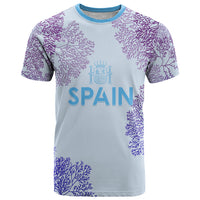 Personalised Spain Football T Shirt Coral Reef Jersey Replica Inspired - Wonder Print Shop