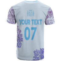 Personalised Spain Football T Shirt Coral Reef Jersey Replica Inspired - Wonder Print Shop
