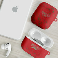 Morocco Football Atlas Lionesses AirPods Case Arabesque Motif
