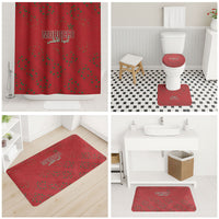 Morocco Football Atlas Lionesses Bathroom Set Arabesque Motif