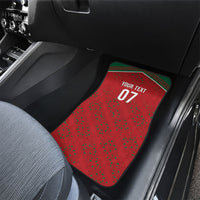 Morocco Football Atlas Lionesses Custom Car Mats Arabesque Motif