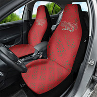 Morocco Football Atlas Lionesses Car Seat Cover Arabesque Motif