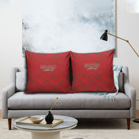 Morocco Football Atlas Lionesses Pillow Cover Arabesque Motif