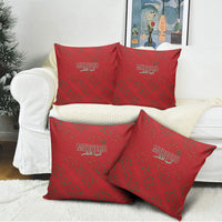 Morocco Football Atlas Lionesses Pillow Cover Arabesque Motif