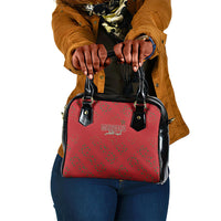 Morocco Football Atlas Lionesses Shoulder Handbag Arabesque Motif
