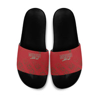 Morocco Football Atlas Lionesses Slide Sandals Arabesque Motif