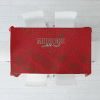 Morocco Football Atlas Lionesses Tablecloth Arabesque Motif