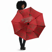 Morocco Football Atlas Lionesses Umbrella Arabesque Motif