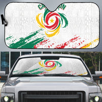 Cameroon Les Lionnes Indomptables Football Auto Sun Shade Toghu Pattern