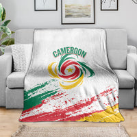 Cameroon Les Lionnes Indomptables Football Blanket Toghu Pattern