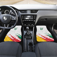 Cameroon Les Lionnes Indomptables Football Custom Car Mats Toghu Pattern