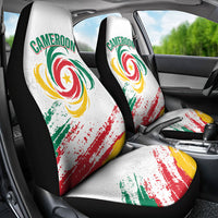 Cameroon Les Lionnes Indomptables Football Car Seat Cover Toghu Pattern