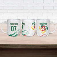 Cameroon Les Lionnes Indomptables Football Custom Ceramic Mug Toghu Pattern