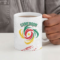 Cameroon Les Lionnes Indomptables Football Custom Ceramic Mug Toghu Pattern