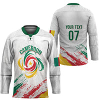 Cameroon Les Lionnes Indomptables Football Custom Hockey Jersey Toghu Pattern