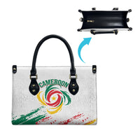 Cameroon Les Lionnes Indomptables Football Leather Bag Toghu Pattern