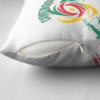 Cameroon Les Lionnes Indomptables Football Pillow Cover Toghu Pattern