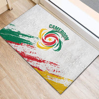 Cameroon Les Lionnes Indomptables Football Rubber Doormat Toghu Pattern
