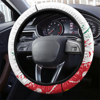 Cameroon Les Lionnes Indomptables Football Steering Wheel Cover Toghu Pattern