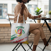 Cameroon Les Lionnes Indomptables Football Tote Bag Toghu Pattern