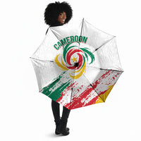 Cameroon Les Lionnes Indomptables Football Umbrella Toghu Pattern