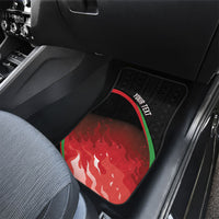 Malawi Football Personalized Blazing Fires Car Mats Scorchers Fighting
