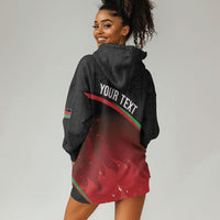 Malawi Football Personalized Blazing Fires Hoodie Dress Scorchers Fighting