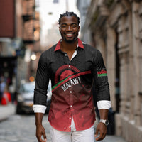 Malawi Football Personalized Blazing Fires Long Sleeve Button Shirt Scorchers Fighting