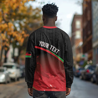 Malawi Football Personalized Blazing Fires Long Sleeve Shirt Scorchers Fighting